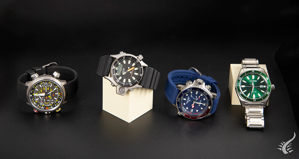 Citizen Promaster Aqualand y Altichron Eco Drive