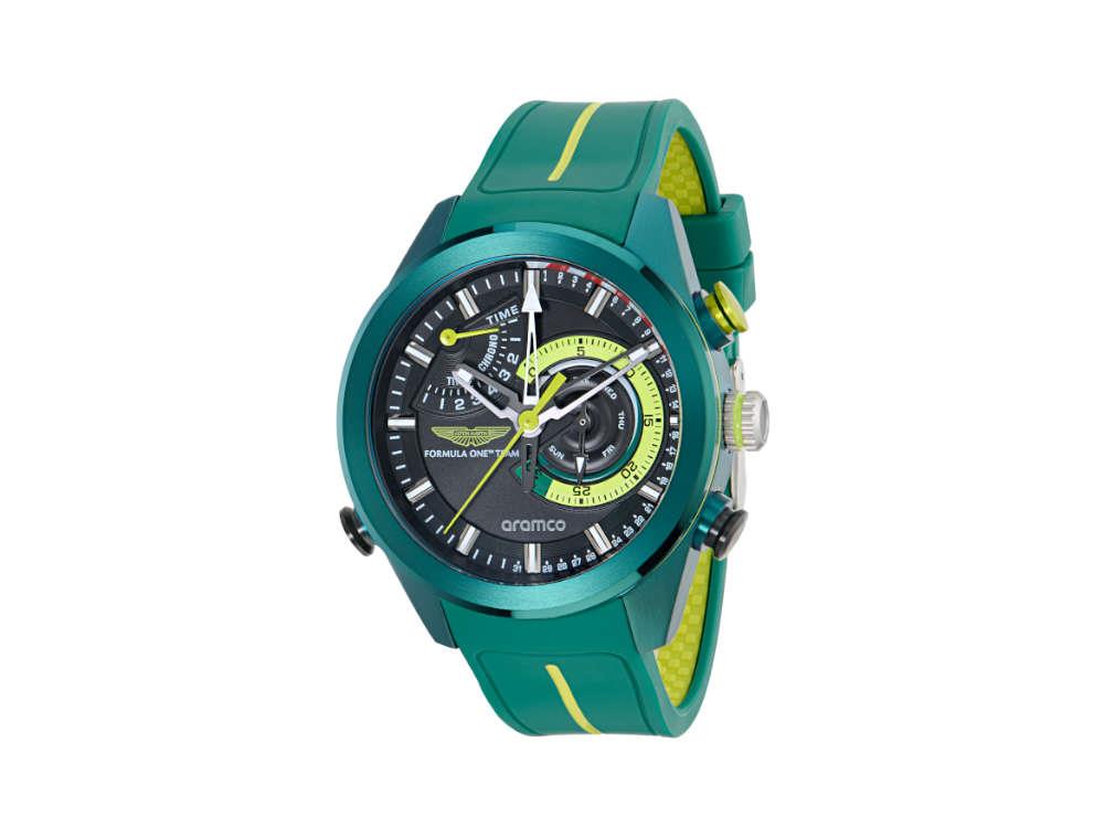 Aston Martin F1 Team KRS Quartz Watch, Black, 44 mm, Chronograph, MTFR1F602
