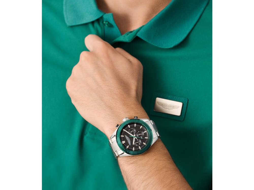 Aston Martin Icon BST Quartz Watch, Black, 45 mm, Chronograph, MTIB1F501