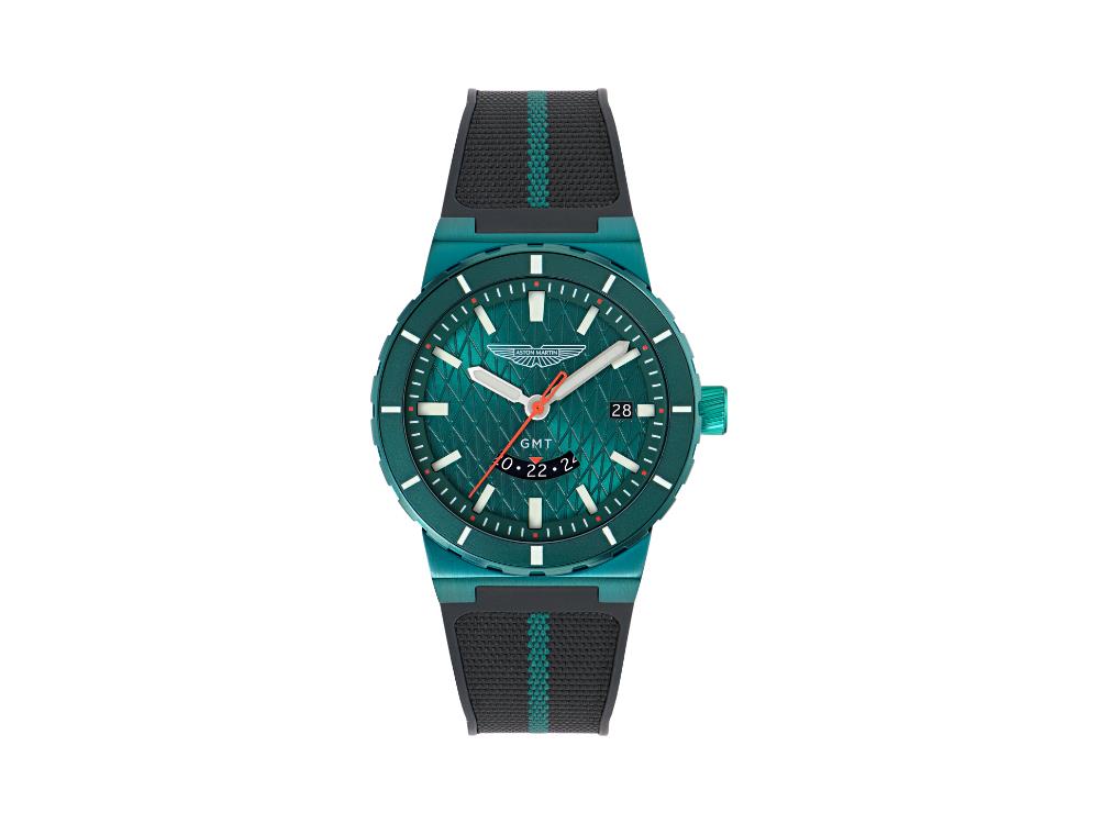 Aston Martin Icon MNF GMT Automatic Watch, Green, 41 mm, MTIM1F605