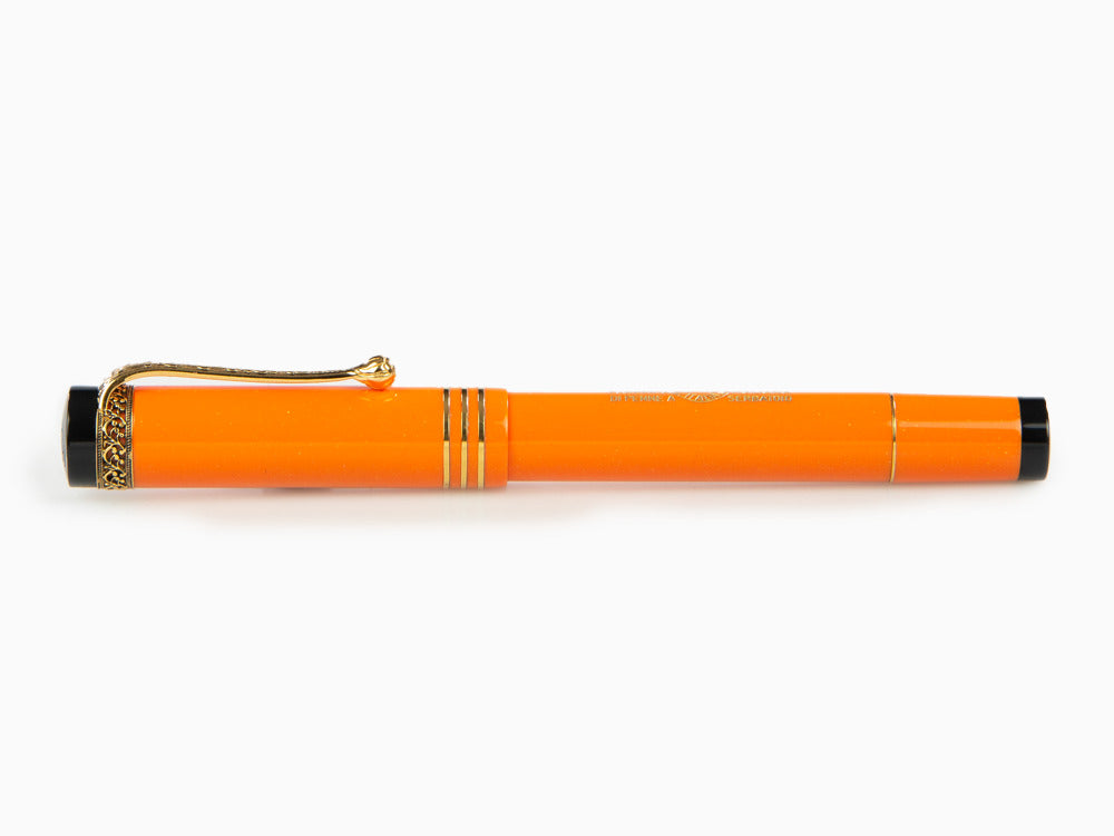 Aurora Internazionale Orange Arancio Fountain Pen, Limited Ed, 19A-O