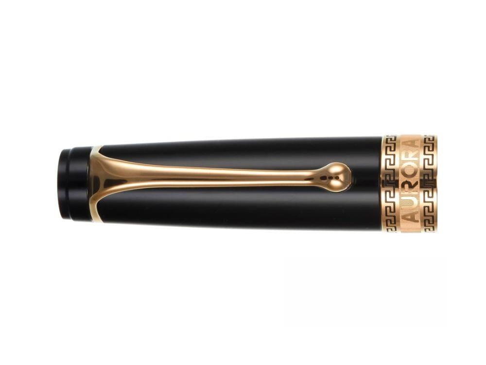 Aurora Optima O' Sole Mio Rollerball pen, Auroloide, Orange, Rose Gold, 975-NAO