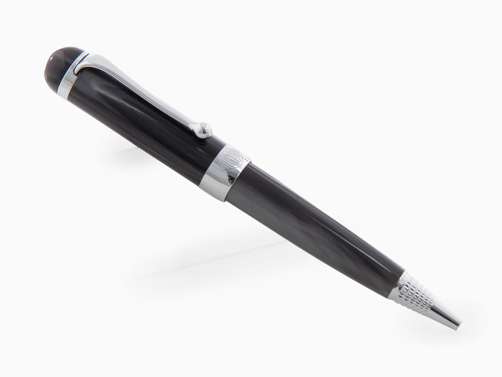 Aurora Alpha Ballpoint pen, Resin, Chrome Trim, Black, H31CN