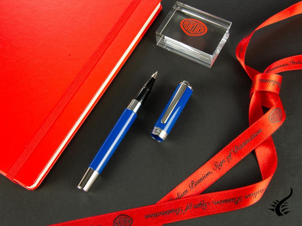 Aurora TU Rollerball Pen, Resin, Chrome Trim, T71-B