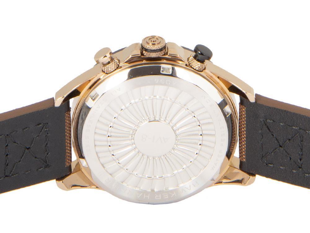 AVI-8 Hawker Harrier II Quartz Watch, PVD Gold, Black, 43 mm, AV-4056-06