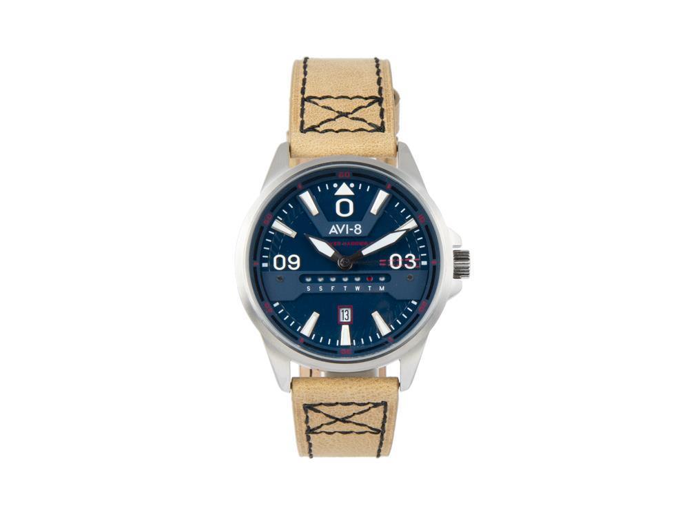 AVI-8 Hawker Harrier II Quartz Watch, Blue, 45 mm, AV-4063-02
