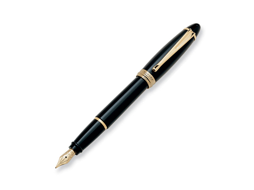 Aurora Ipsilon Fountain Pen - Black Resin Body - B11N