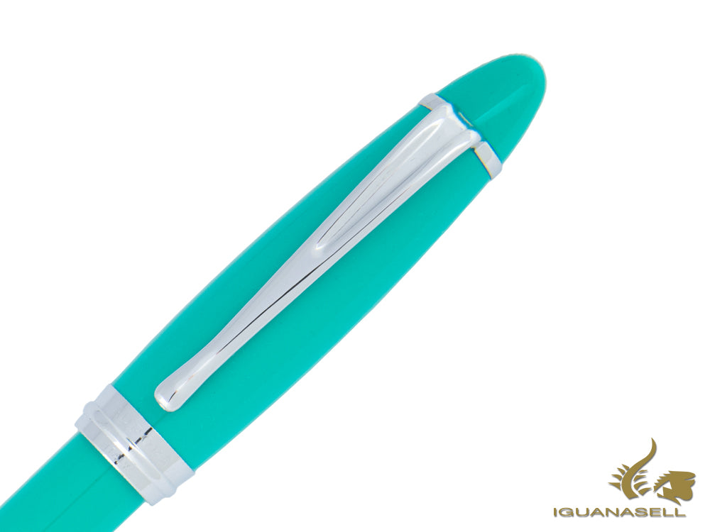 Aurora Ipsilon Summer Ballpoint pen, Resin, Chrome Trim, Green, B31-CVS