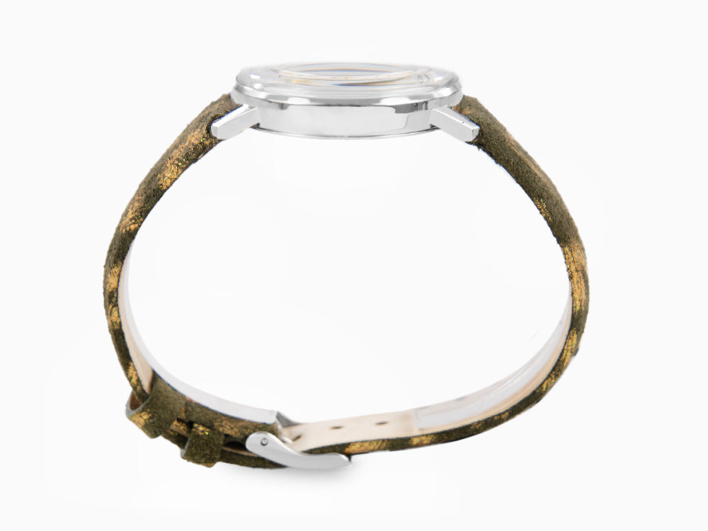 Bauhaus Quartz Watch, White, 36 mm, 2037-1