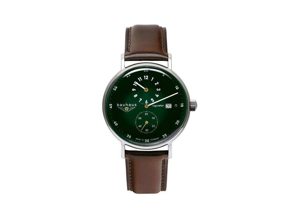 Bauhaus Automatic Watch, Green, 41 mm, Day, 2126-4