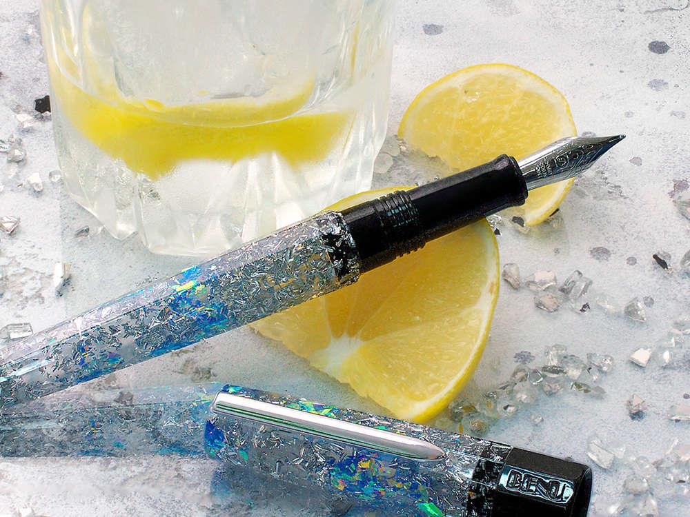 Benu Euphoria Vodka On The Rocks Fountain Pen, Silver, 05.2.10.5.0