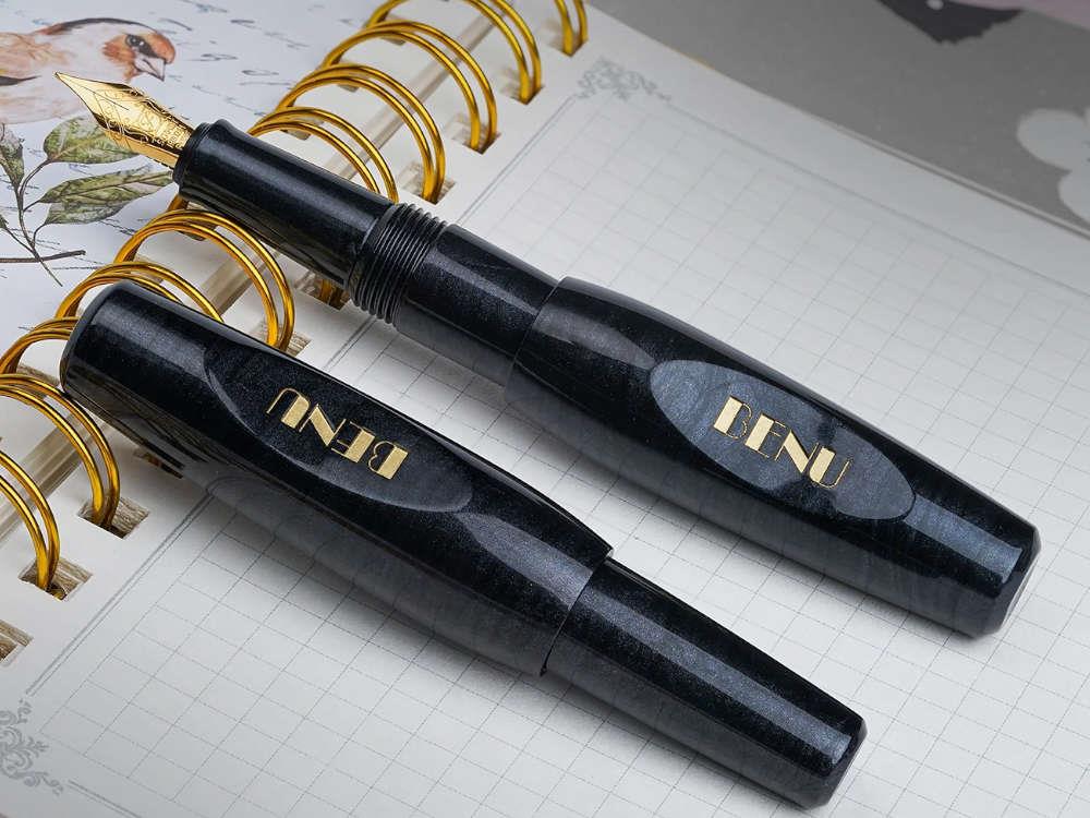 Benu Pixie Smoky Black Fountain Pen, Black, 24.2.35.6.0 - Nib EF