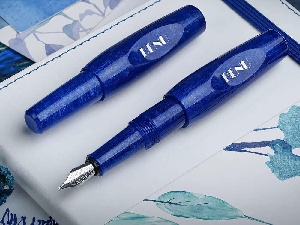 Benu Pixie Royal Blue Fountain Pen, Blue, 24.2.3.5.0 - Nib M