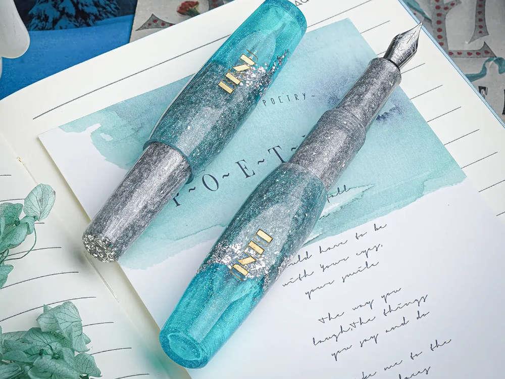 Benu Pixie Aqua Glow Fountain Pen, Turquoise, 24.2.2.5.0 - Nib M