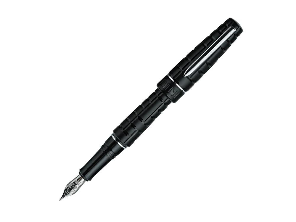 Benu Tessera Onyx Fountain Pen, Resin, Black, 25.2.1.5.0