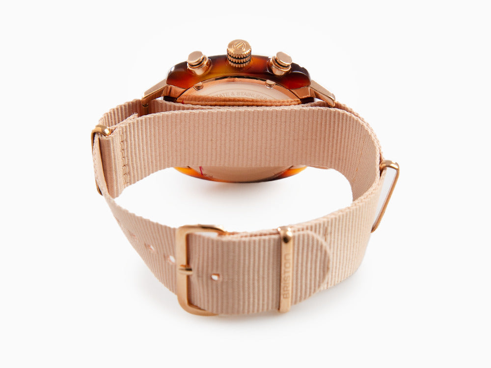 Briston Clubmaster Classic Terracotta Watch, 40 mm, 20140.PRA.T.36.NTN