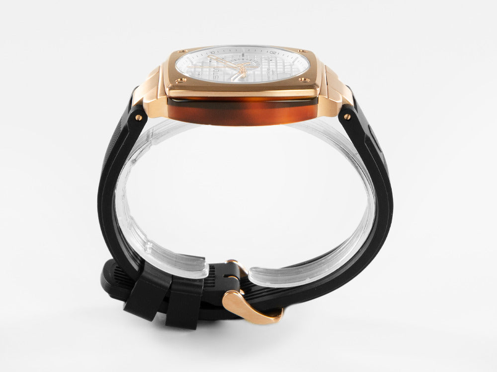 Briston Streamliner Urban Quartz Watch, PVD, White, 42 mm, 22142.SPRG.T.2.RB