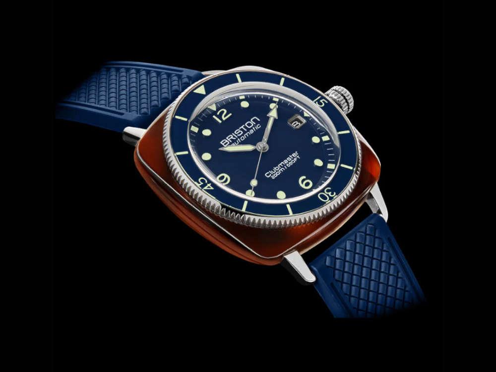Briston Clubmaster Legend Diver Automatic Watch, Blue, 40 mm, 241740.SA.T.15.FNB