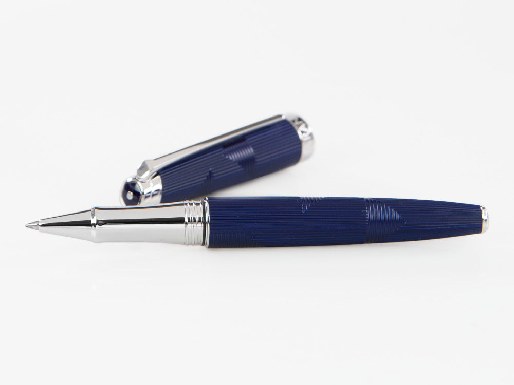 Caran d'Ache Léman Bleu Marin Rollerball pen, Lacquer, Blue, 4779.169