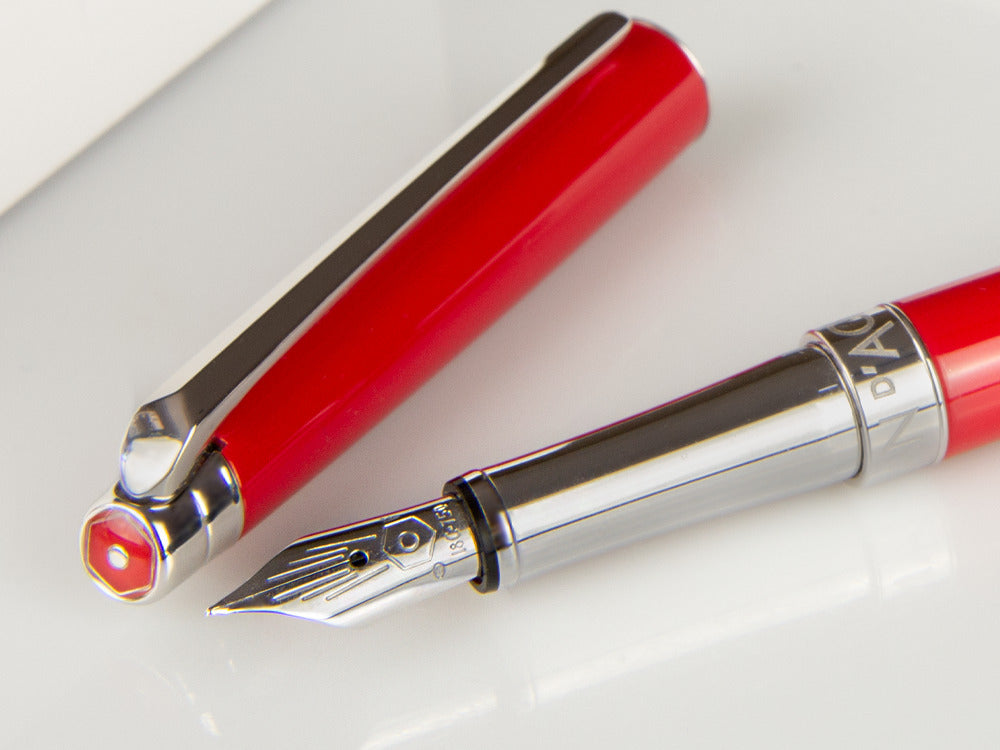 Caran d´Ache Léman Slim Scarlet Red Fountain Pen, Lacquer, 4791.770