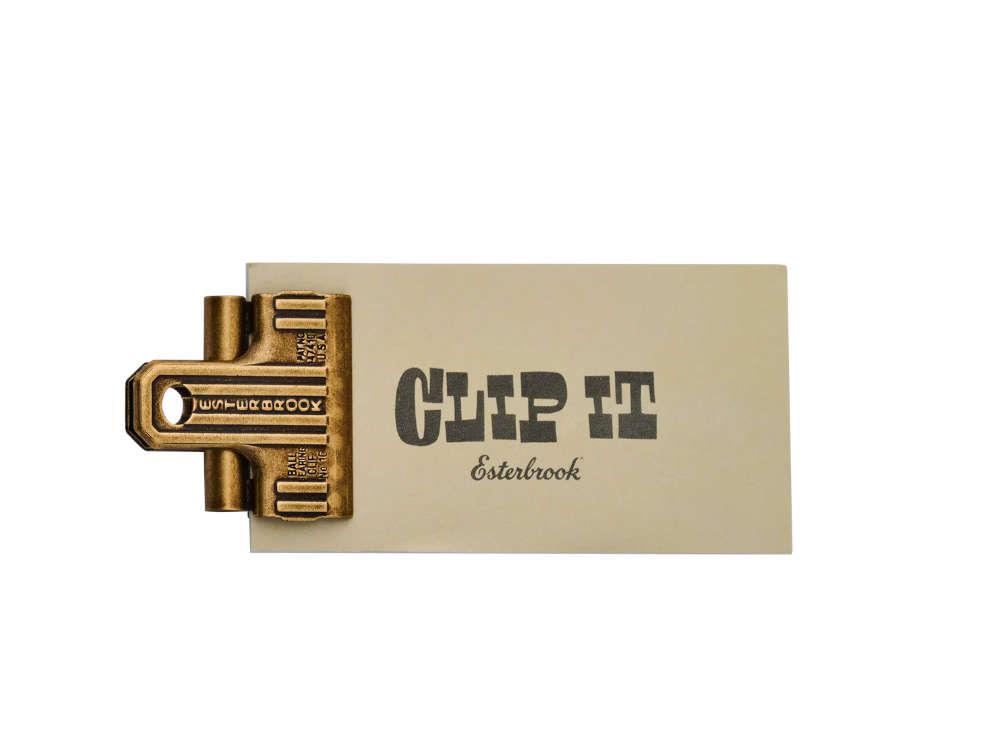 Esterbrook Eclipse 3-Piece Clip Set, Metal, Gold plated, Golden, ECL-GOLD