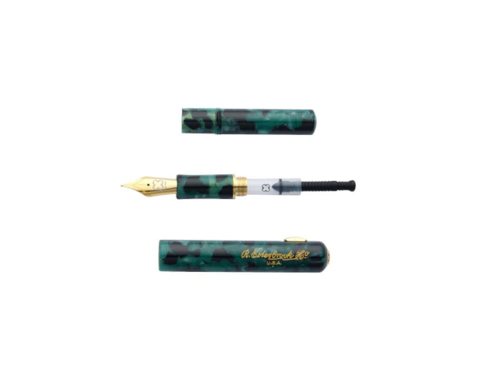 Esterbrook Niblet Evergreen Fountain Pen, Green, Gold plated, EPP9196