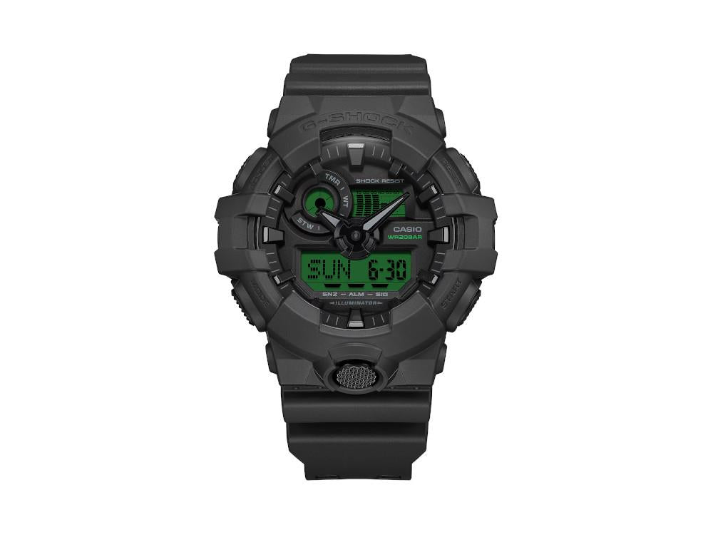 G-SHOCK Casio Classic Quartz Watch, Resin, Black, GA-700BEG-1AER