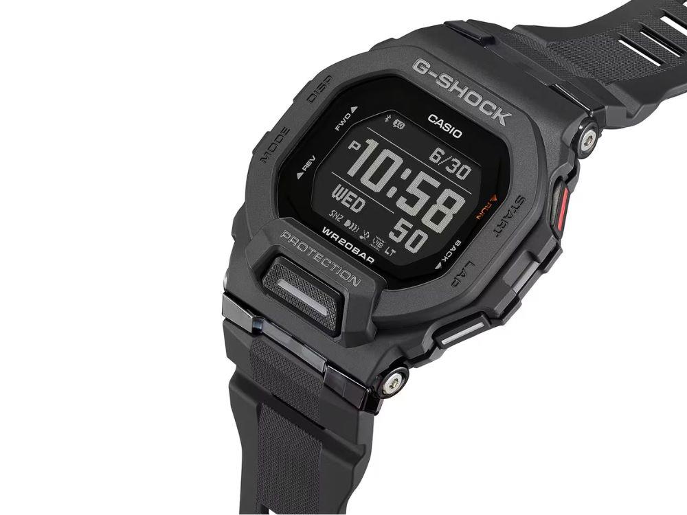 G-SHOCK Casio G-Squad Quartz Watch, Resin, Black, GBD-200-1ER
