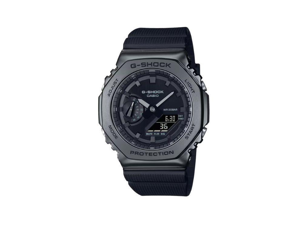 G-SHOCK Casio G-Steel Quartz Watch, Black, 49.3mm × 44.4mm, GM-2100BB-1AER