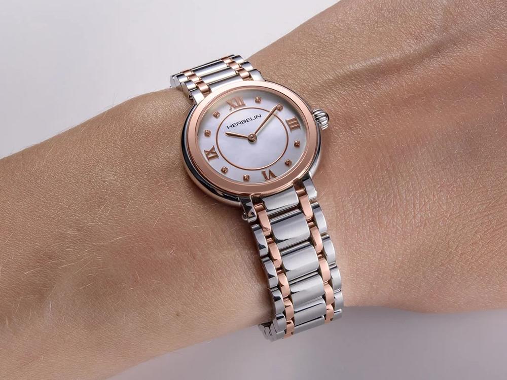 Herbelin Galet Quartz Watch, 28 mm, 5 atm, 17430BTR59