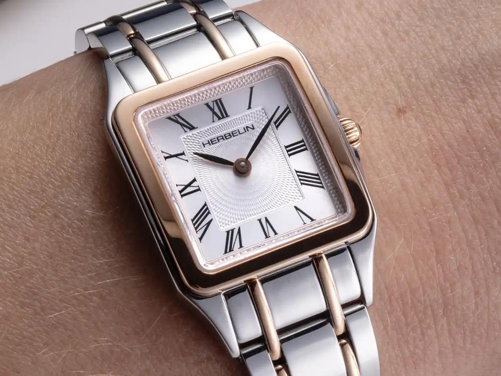 Herbelin Luna Quartz Watch, Stainless Steel, Silver, 24 mm, 17457BTR01