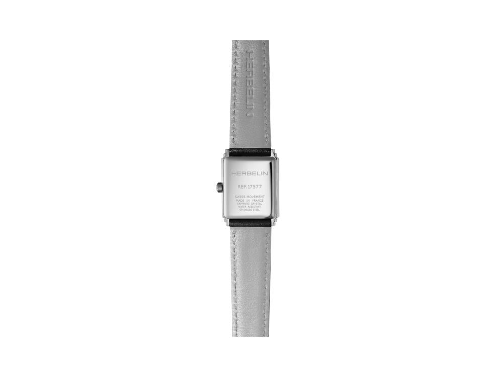 Herbelin Art Déco 1925 Quartz Watch, Black, 29,5 mm, 17577AP84
