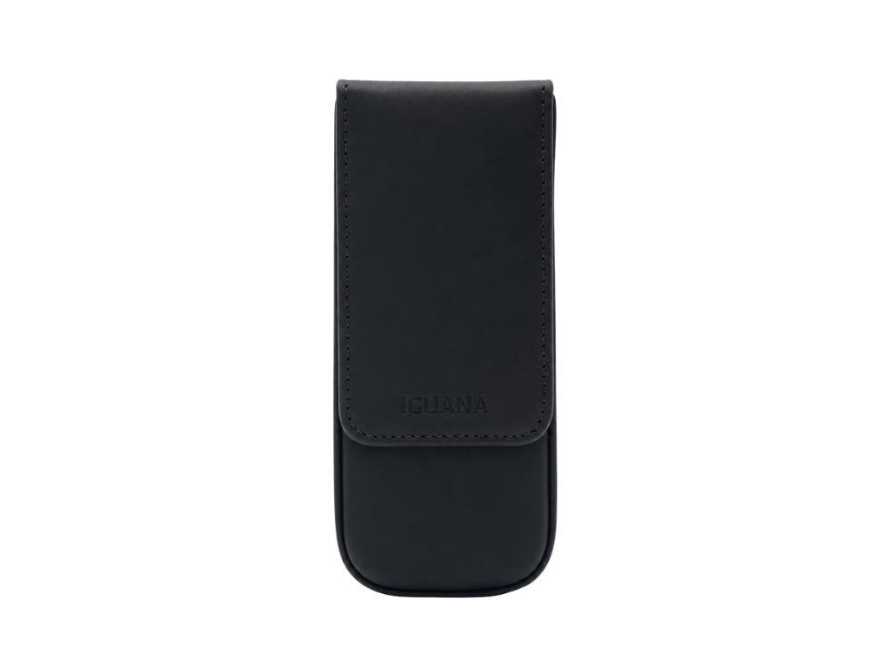 Iguana Pen Case Black for 3 writing items, PEN-CASE-BLACK-3