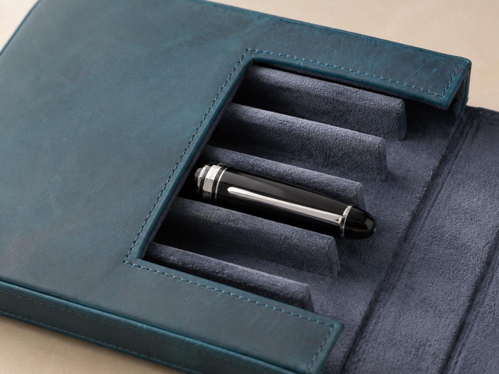 Iguana Pen Case Blue 6, PEN-CASE-BLUE-6