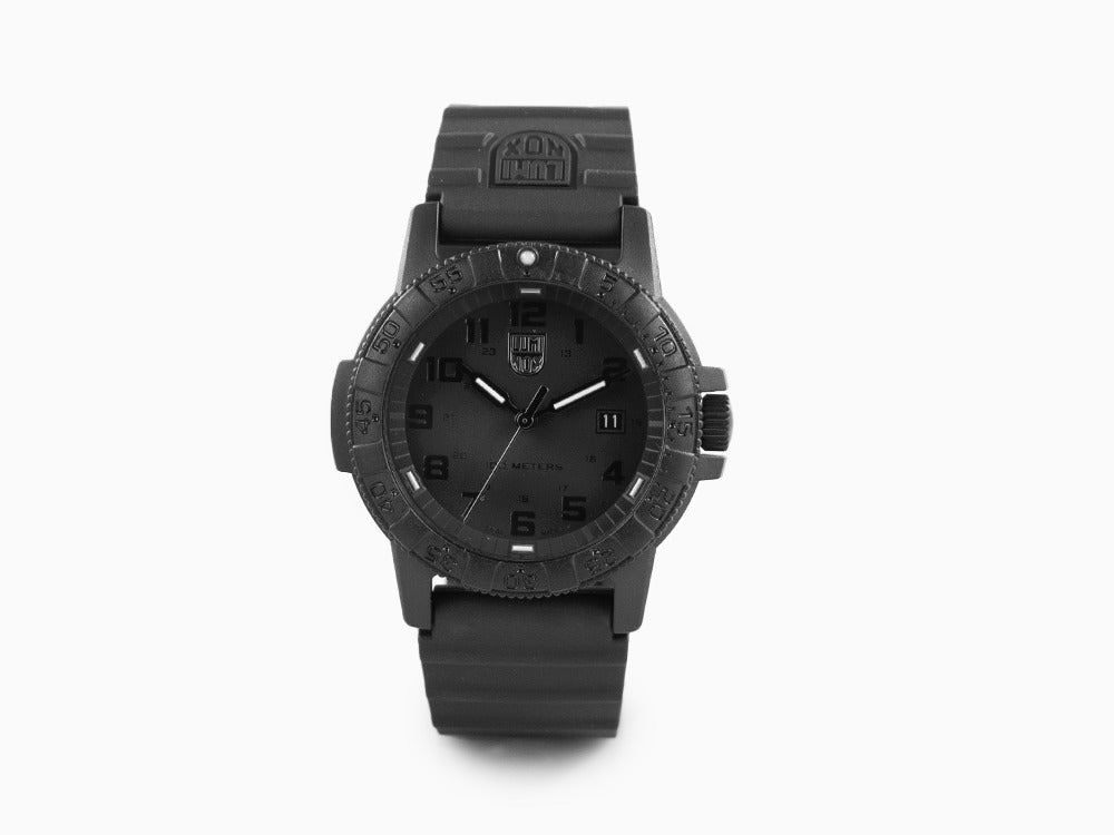 Luminox Leatherback Sea Turtle Giant 0320 Quartz Watch, Black, Carbon, 44mm
