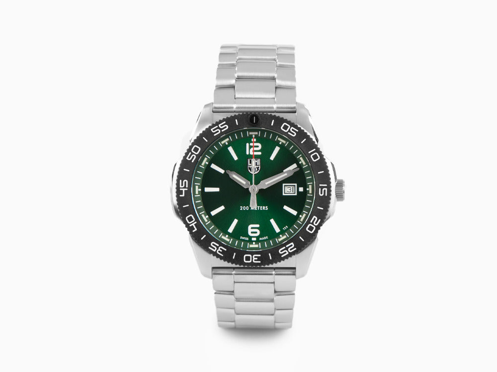 Luminox Sea Pacific Diver Quartz Watch, Green, 44 mm, Day, 20 atm, XS.3137