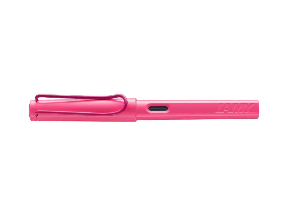 Lamy Safari Neon Pink Fountain Pen, Special Edition, 1241892
