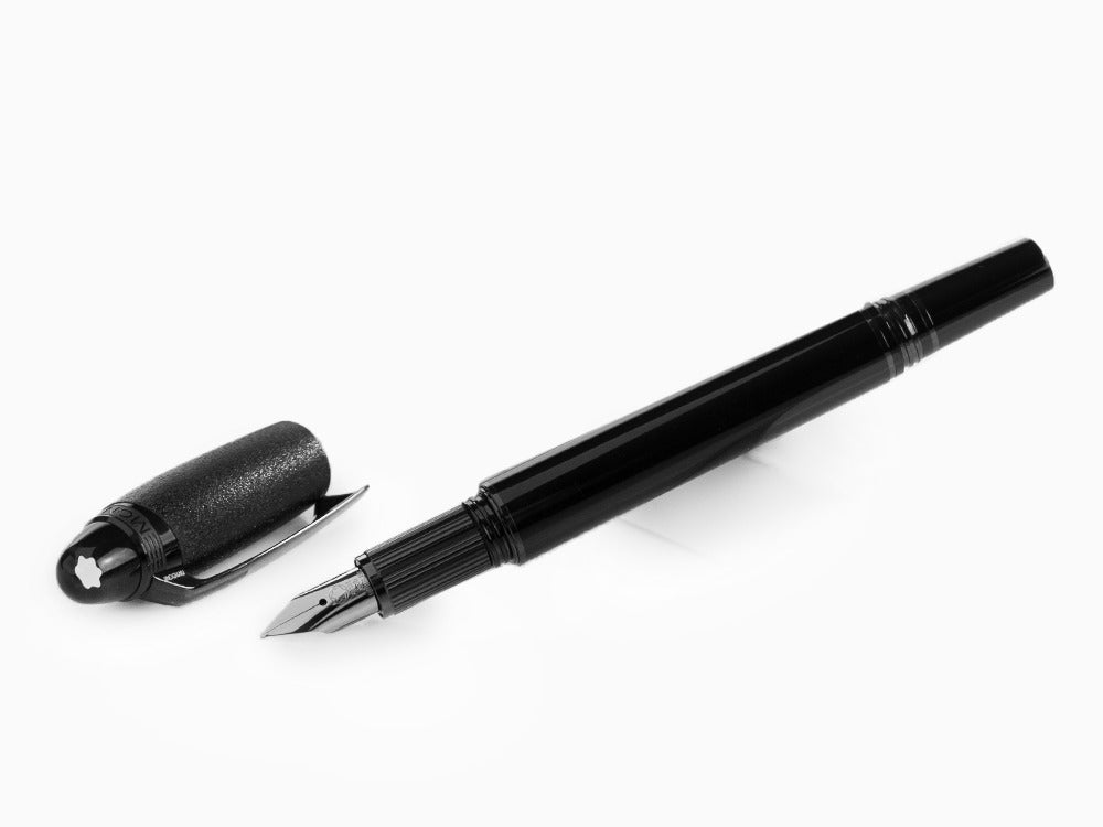 Montblanc StarWalker BlackCosmos Doué Fountain Pen, Black, PVD, 129287