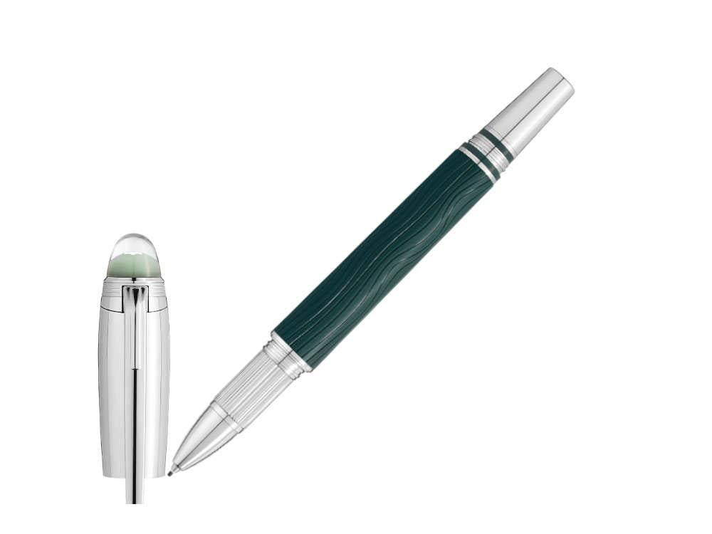 Montblanc StarWalker PolarGreen Doué Fineliner, Platinum trim, 132907