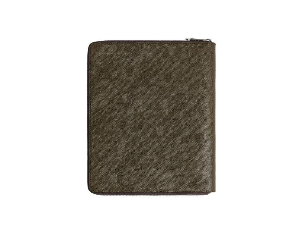 Small Notebook Holder Montblanc, Leather, Green, 137537