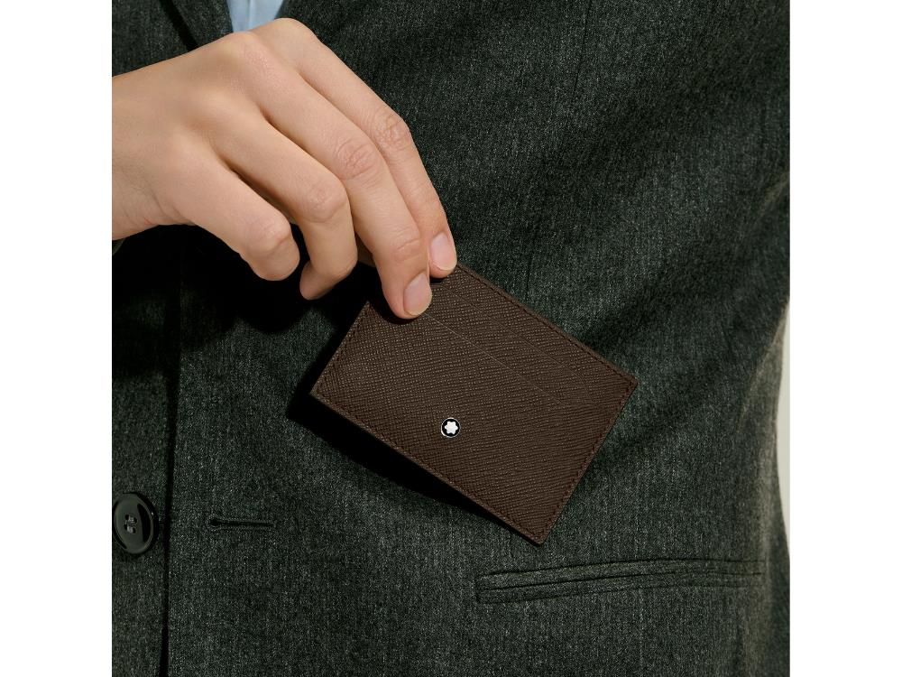Montblanc Sartorial Credit card holder 5cc, Ebony, 223029