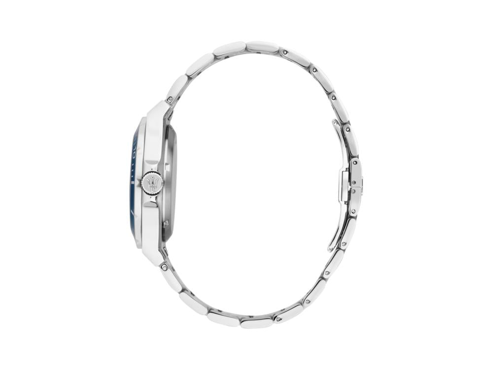 Maserati Sfida Automatic Watch, Blue, 41 mm, Mineral crystal, R8823140019