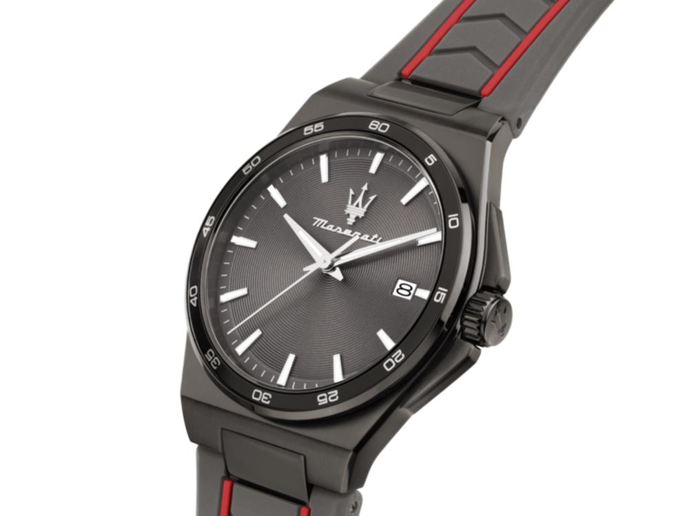 Maserati Velocitá Slim Quartz Watch, PVD Gun Metal, Grey, 40 mm, R8851153004