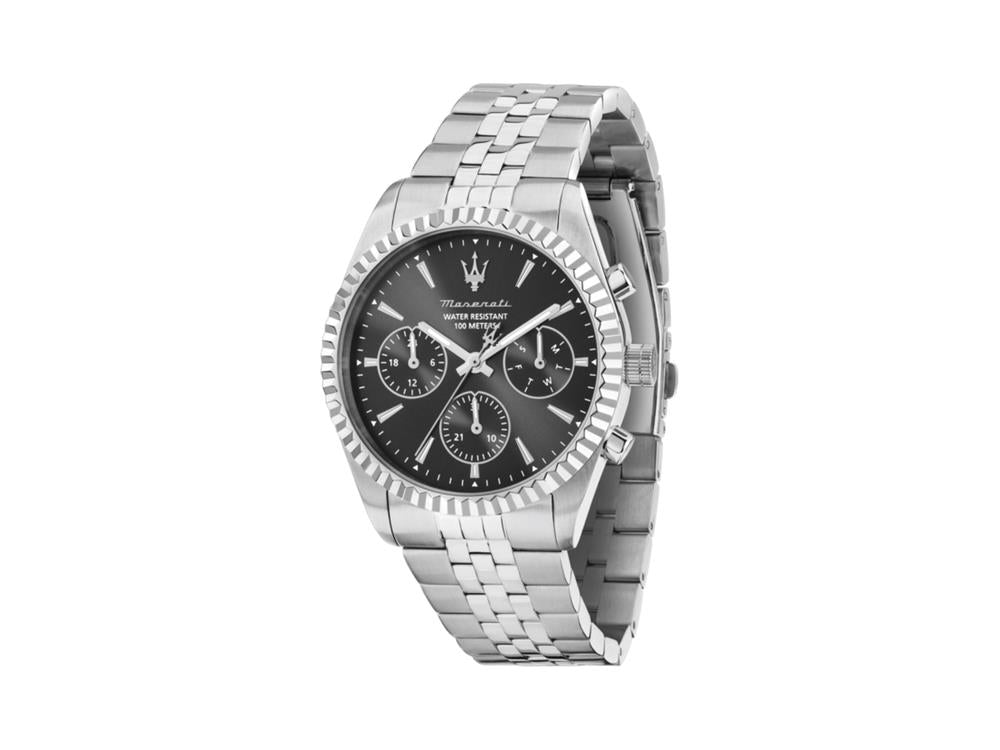 Maserati Competizione Quartz Watch, Black, 41 mm, Mineral crystal R8853100050