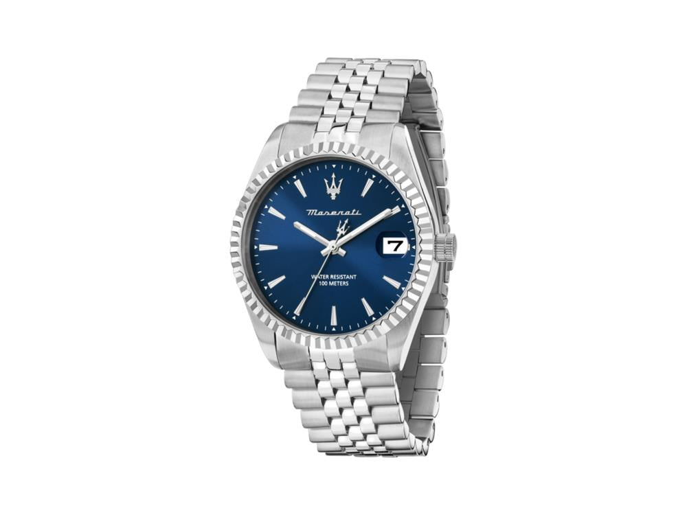 Maserati Competizione Quartz Watch, Blue, 41 mm, Mineral crystal R8853100056