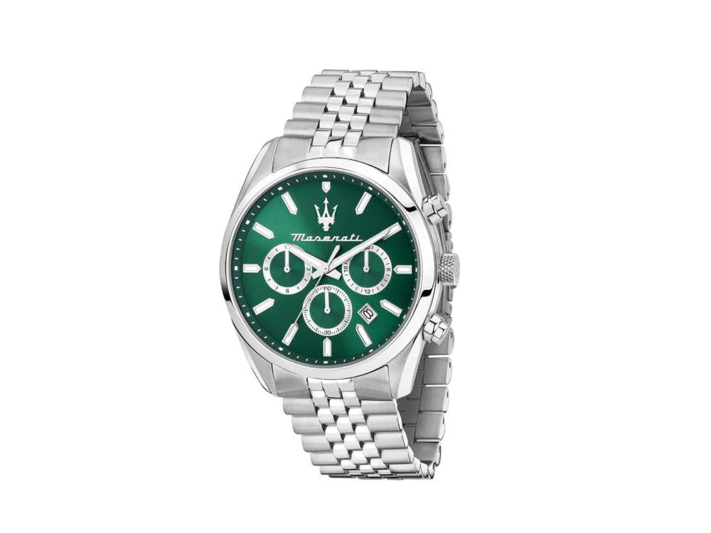 Maserati Attrazione Quartz Watch, Green, 43 mm, Mineral crystal, R8853151023