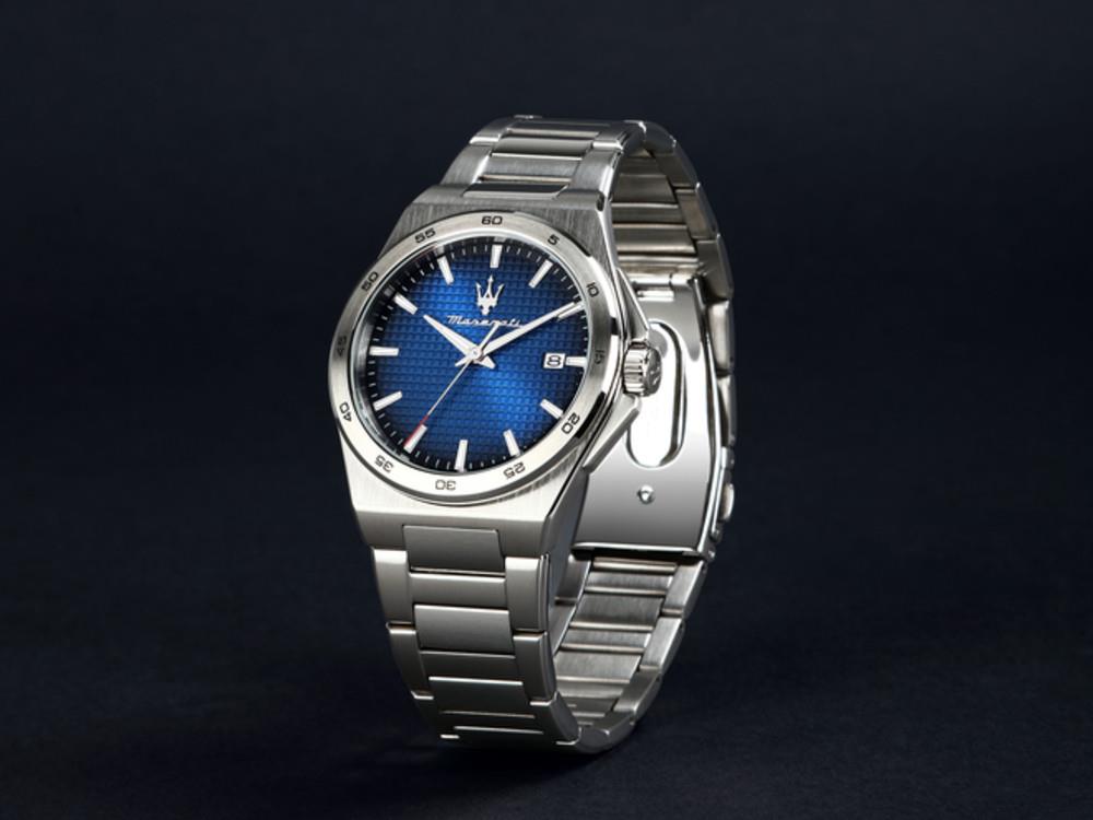 Maserati Velocitá Slim Quartz Watch, Blue, 40 mm, R8853153001
