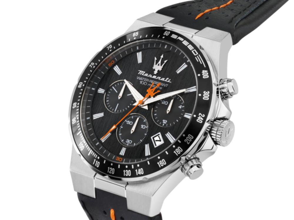 Maserati Sfida Quartz Watch, Black, 41 mm, Mineral crystal, R8871640008