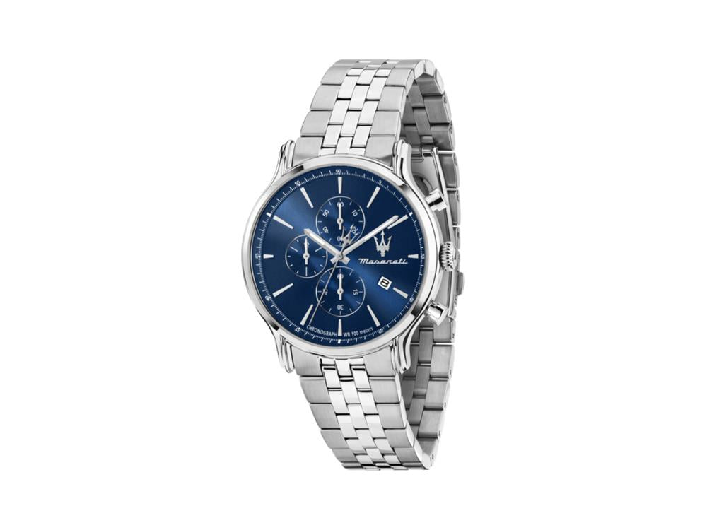 Maserati Epoca Slim Quartz Watch, Blue, 40 mm, Mineral crystal, R8873618039