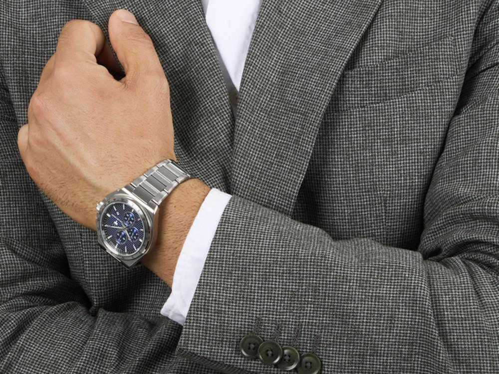 Maserati Velocitá Slim Quartz Watch, Blue, 41 mm, R8873653003